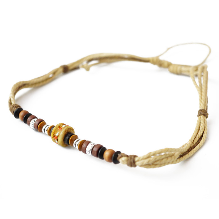 Beads - an amulet made of bone on a cord No. 4