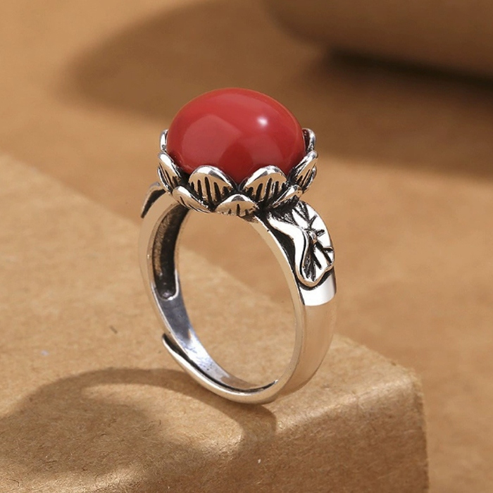 Red Lotus Ring