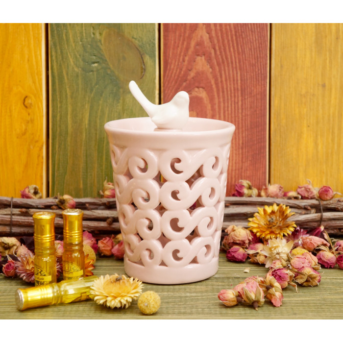 Ceramic aroma lamp Bird + infinity B