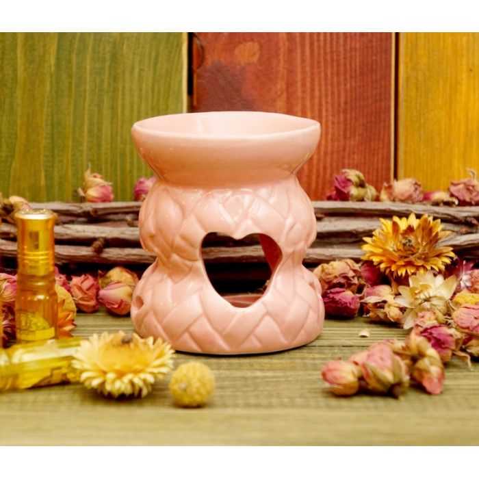 Aroma lamp ceramic Pink