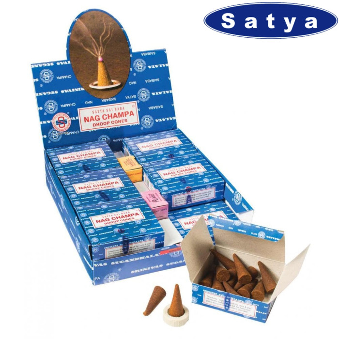 Ароматичні конуси Наг Чампа Satya Nag Champa Cone