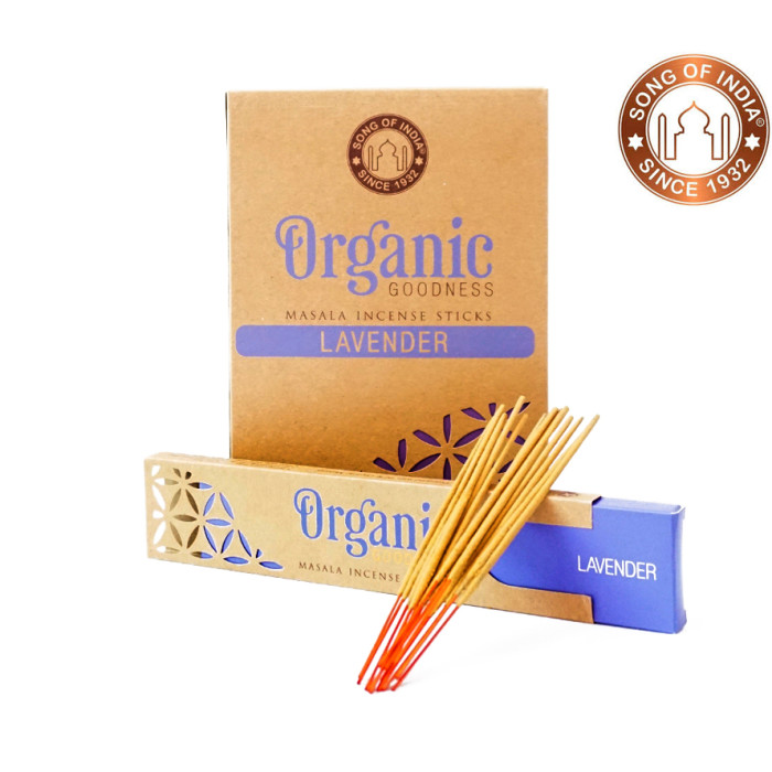 Ароматичні палички Лаванда Organic Goodness Masala Lavender 