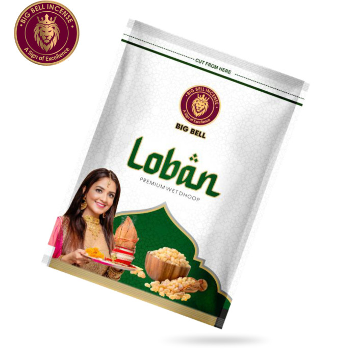 Ароматичні палички Лобан BIG BELL Wet Dhoop Loban