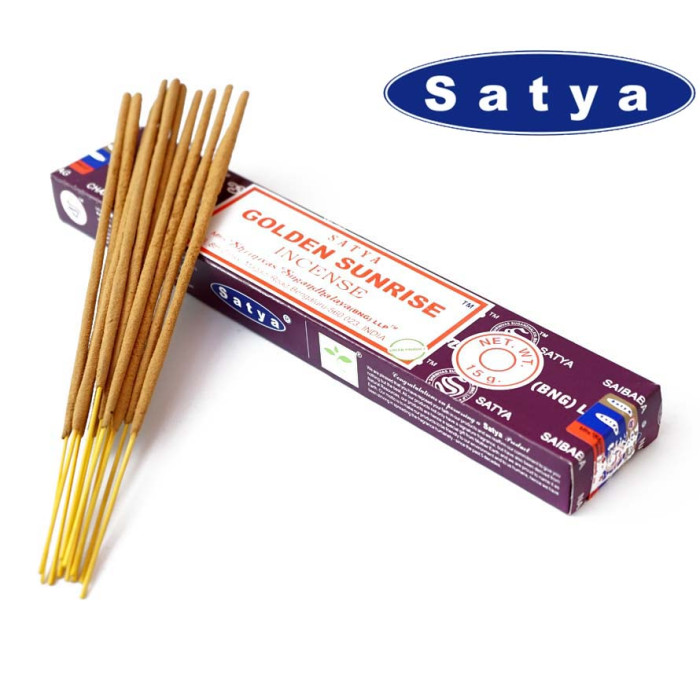 Ароматические палочки Золотой восход Satya Golden Sunrise 