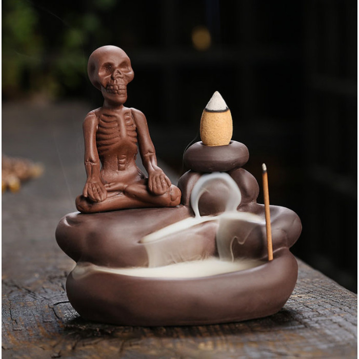 Stand Liquid smoke ceramics Skeleton Yoga №2
