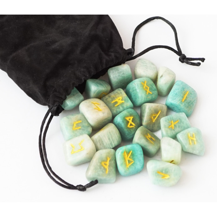 Runes from Amazonite