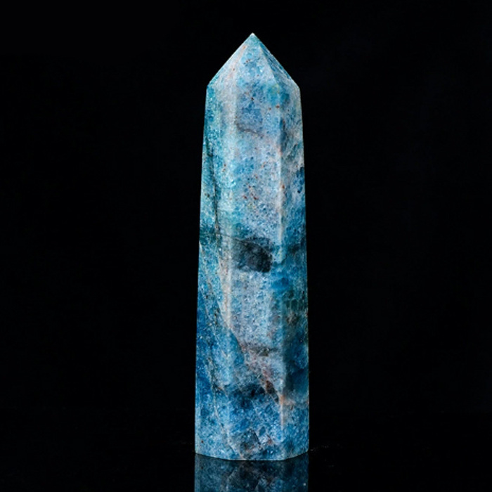 Blue Apatite Crystal height 6 - 7cm.
