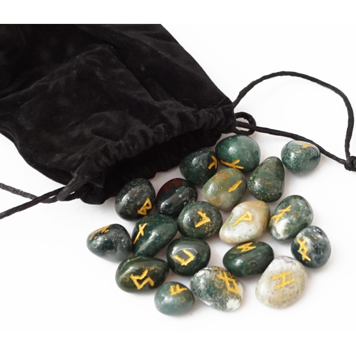 Runes from Dragon's Blood Jasper