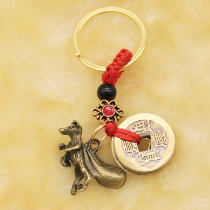 Feng Shui Rat Zodiac Keychain