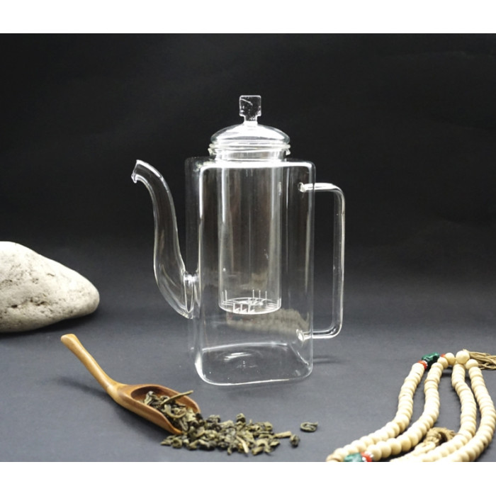 Kettle glass + sieve glass 750ml.