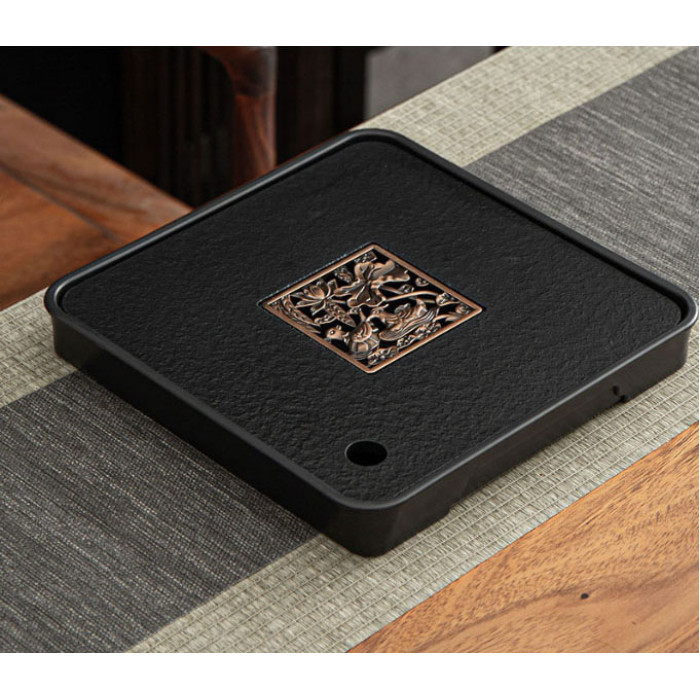 Chaban square Ducks Mandarins plastic Black