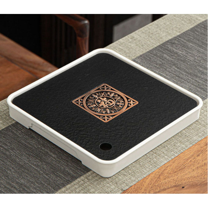 Chaban square Shchastya plastic White