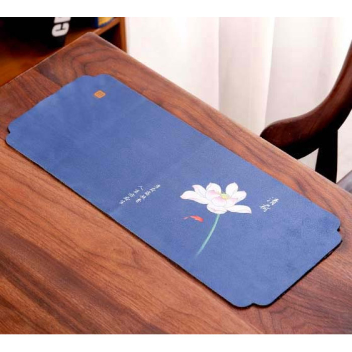 Tea ceremony mat "White lotus"