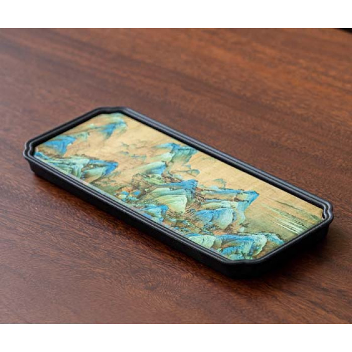 Chaban for the Gongfu Cha tea ceremony "Blue Mountains" rectangular