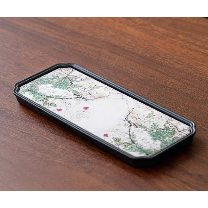 Chaban for the Gongfu Cha tea ceremony "Fish pond" rectangular