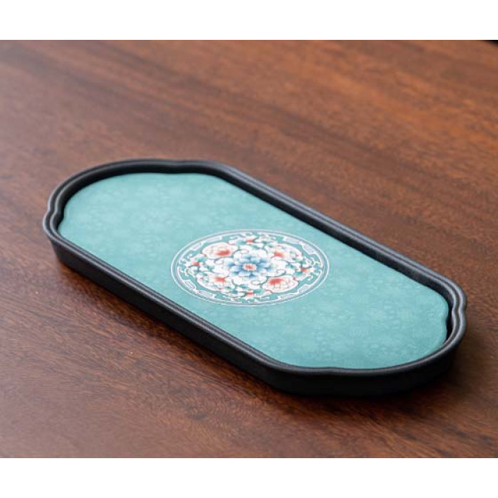 Chaban for the Gongfu Cha tea ceremony "Flowers on the window" oval