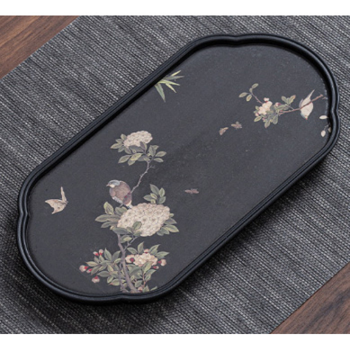 Chaban for the Gongfu Cha tea ceremony "Magpie" oval