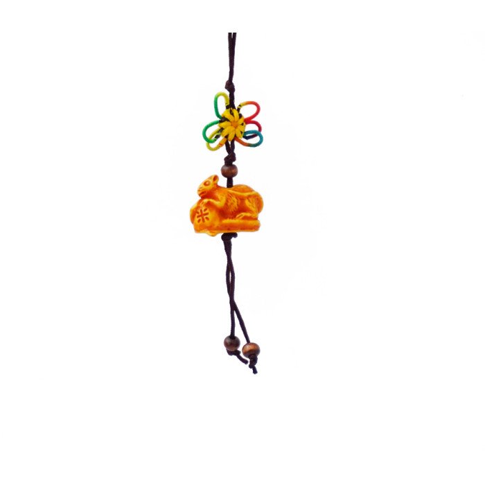 Keychain Feng Shui Zodiac Rat plastic