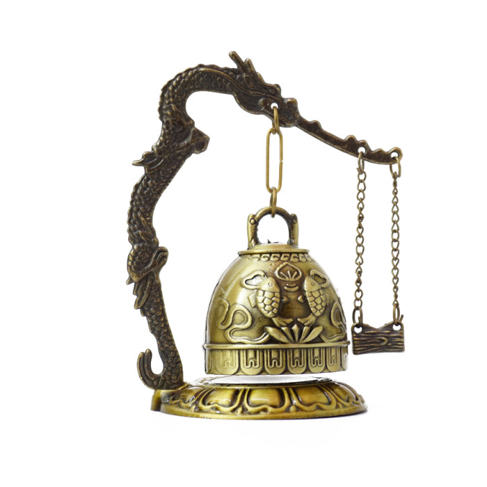 Silumin table bell Two fish