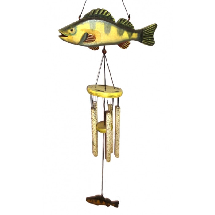 Singing winds 5 tubes Green fish №3