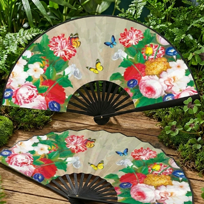 Chinese hand fan "Full of Spring" No. 2