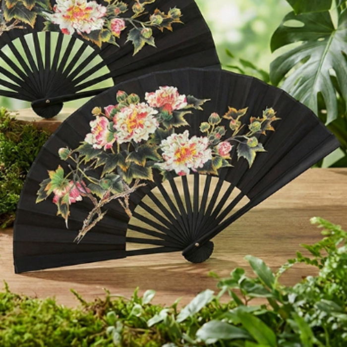 Chinese hand fan "Full of Spring" No. 4